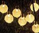 Сонячна гірлянда 30 LED-кульок, SuperLED Soli &mdash; довжина 5,5 м, тепле біле світло, IP65, датчик сутінків, для саду, тераси 5283 фото 8