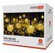 Сонячна гірлянда 30 LED-кульок, SuperLED Soli &mdash; довжина 5,5 м, тепле біле світло, IP65, датчик сутінків, для саду, тераси 5283 фото 6
