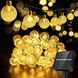 Сонячна гірлянда 30 LED-кульок, SuperLED Soli &mdash; довжина 5,5 м, тепле біле світло, IP65, датчик сутінків, для саду, тераси 5283 фото 9