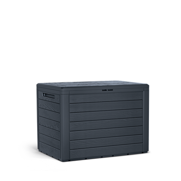 Садовий ящик-скриня для зберігання Woodebox 190 л, темно-сірий Prosperplast MBWL190-S433   фото
