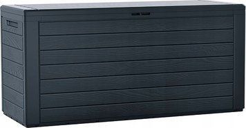 Садовий ящик-контейнер для зберігання Woodebox 280 л, темно-сірий Prosperplast MBWL280-S433   фото