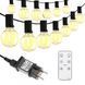 Садова гірлянда на 30 LED-ламп, 15,2 м, від мережі 230V, тепле світло 3000 K, IP44, з пультом та регулюванням яскравості, Lumiled Dollis LUMOGR0882 фото 5